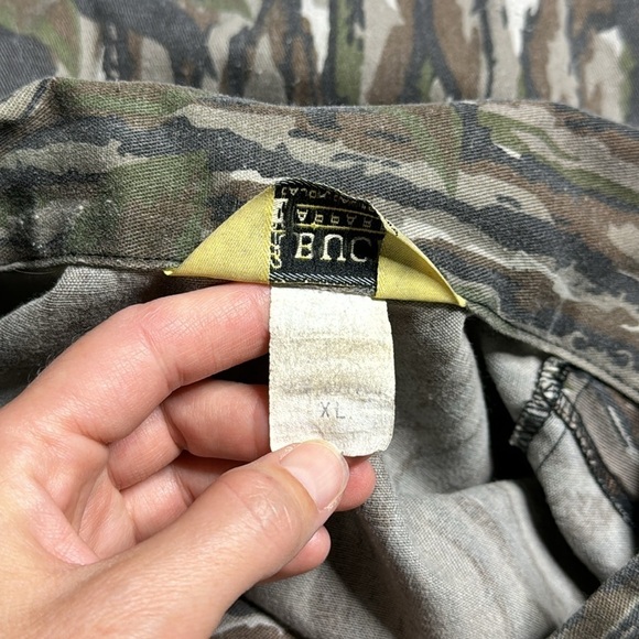 Vintage Buck Apparel Camo Long Sleeve Button Down Shirt XL - Picture 8 of 10